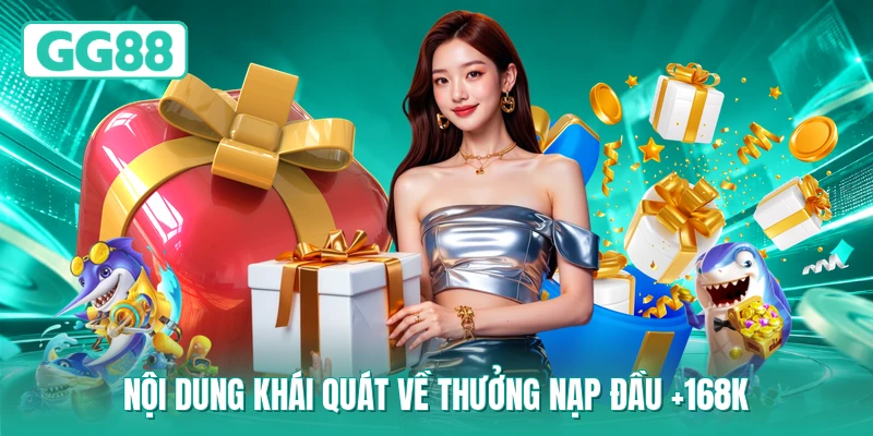 Nội dung khái quát về thưởng nạp đầu +168K